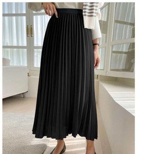 Shein Solid Pleated Skirt - Size Xs